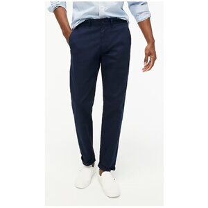 J. Crew Men's Straight Leg Fit Flex Chino Pants Navy Size 36x32 NWT